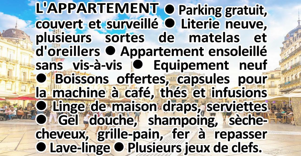 Comédie Musée-Fabre PARKING OFFERT Climatisation Apartamento Montpellier Exterior foto